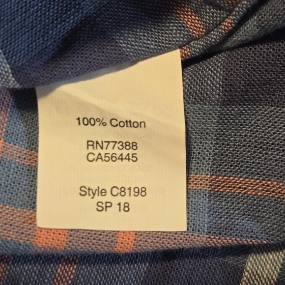 J. Crew Men's Homespun Cotton Colorful Plaid Button Down Shirt Size XL - Picture 8 of 9